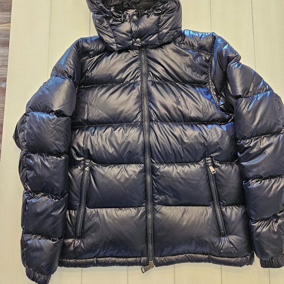 Polo Ralph Lauren Decker Glossed Navy Down Jacket - Picture 2 of 9